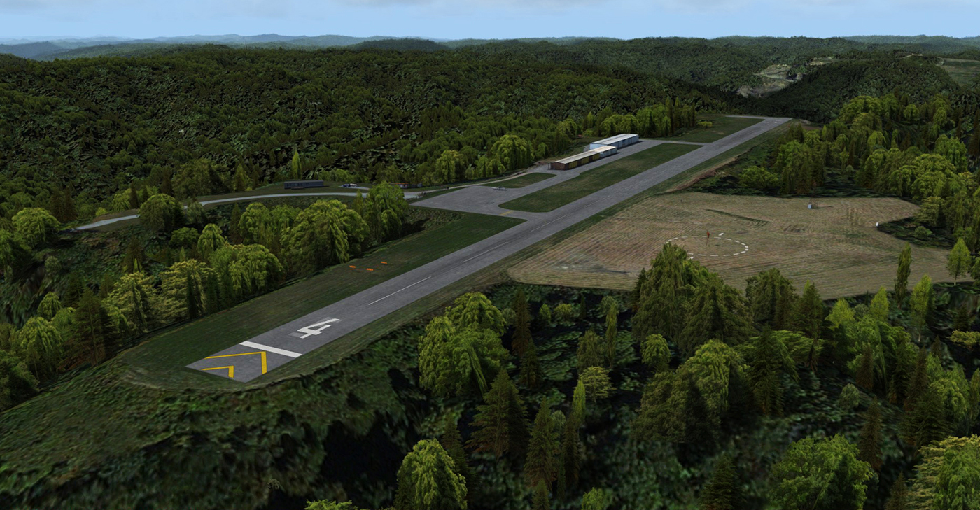 P3D v4 Grundy Municipal Airport (KGDY) Grundy, Virginia for FSX